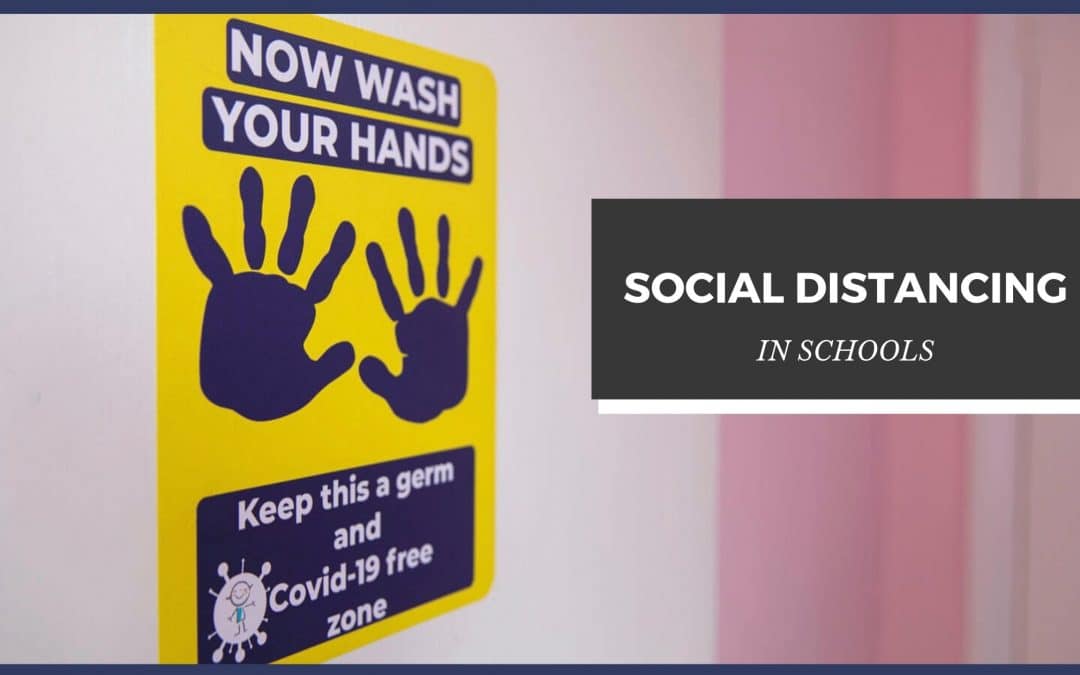 social-distancing-in-schools-image-of-poster-on-wall